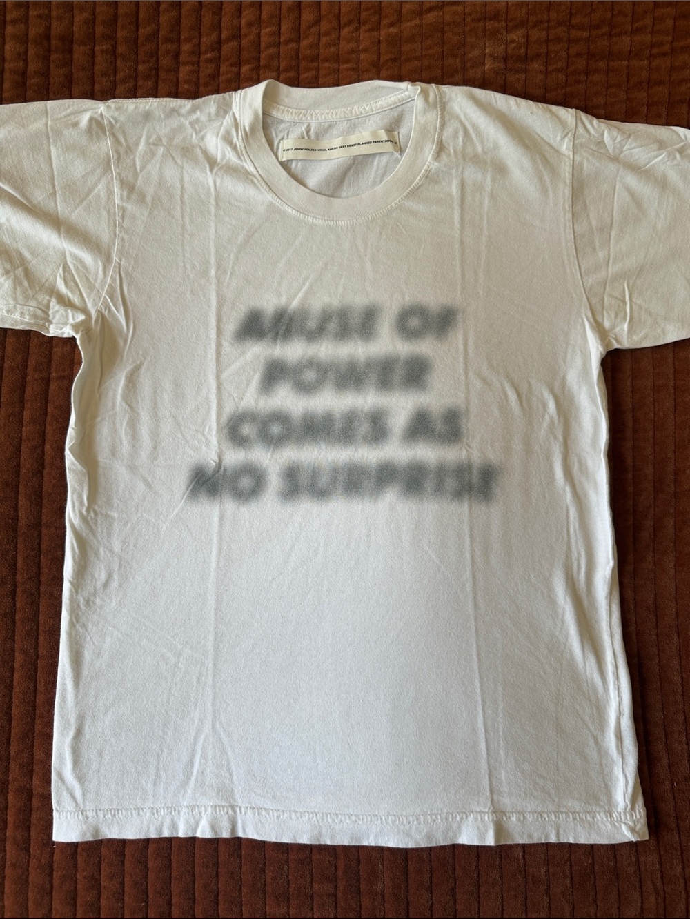 VIRGIL ABLOH x JENNY HOLZER x SexyBeast x Planned Parenthood Limited Edition Tee